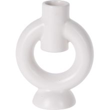 Portavela Dolomita Blanco Anillo 9X12 Cm