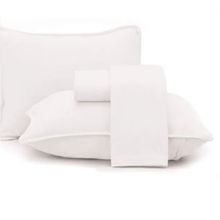 JUEGO DE SABANAS MALHA IN COTTON QUEEN BLANCO