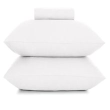 JUEGOS DE SABANAS SIMPLES MALLA KING BLANCO