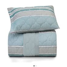 JUEGO DE CUBRECAMA LUX 200H KING CELESTE