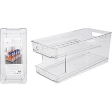 Organizador de refrigerador p/lata 2 capas