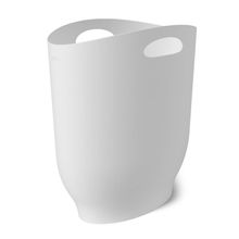 Basurero 9l blanco harlo