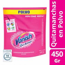 Detergente en polvo 450g doy pack rosa