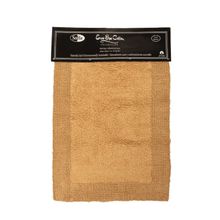 Alfombra de baño beige 40x60cm