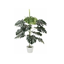 Monstera artificial en maceta blanca 110cm
