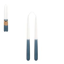 Velas de mesa azul 2 piezas 30cm