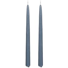 Vela de mesa 2 piezas azul 29cm