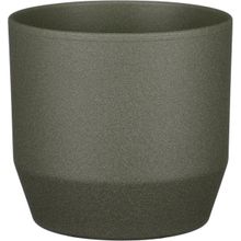 Maceta decorativa Nola verde 16x18cm