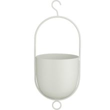 Maceta colgante Bob blanco 36cm