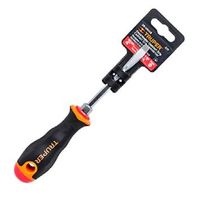 DESARMADOR PLANO 1/4" x4 MANGO BICOLOR