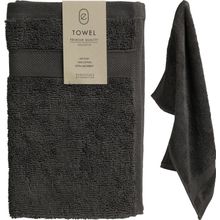 Toalla tocador Essentials negra 30x50cm