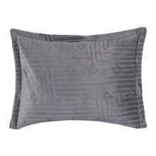 Funda de almohada blend elegance 50x70cm greco gris