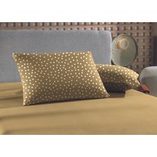 Jgo de sabanas simples algodon malla queen estampado amarelo
