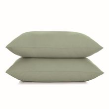 Jg fundas algodón malla 50x70cm verde bond liso