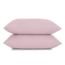 Jg fundas algodón malla 50x70cm rose natural liso