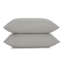 Jg fundas algodón malla 50x70cm gris platinum liso