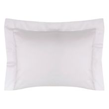 Funda de almohada algodon  200h 50x70cm blanco liso