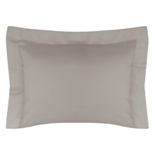 Funda de almohada algodon  200h 50x70cm gris liso