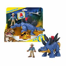 Stegosaurus y Dr. Jurassic World