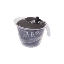 Recipiente para ensalada 2.8l gris