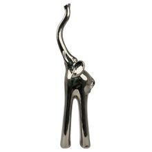 Elefante decotaivo eloise plateado 42cm