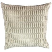 Cojin beige con relieve 45x45cm