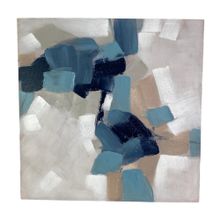 Cuadro blue fragments 76x76cm