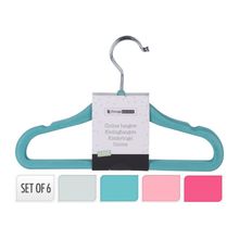 Juego de percha de tela 6pcs