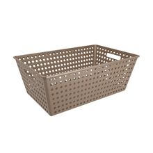 Canasta extra grande de plastico one 37,6l - 59,5 x 38,8 x 22,3 cm light gray