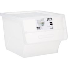 Caja con abertura 24L blanco