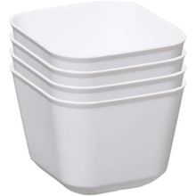 Cesta flex p blanco 4pzas