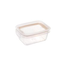 Recipiente traba mas rectangular 360ml beige