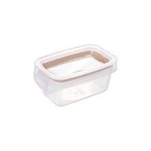 Recipiente traba mas rectangular 175ml beige