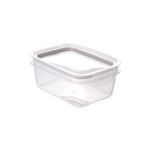 Recipiente traba mas rectangular 910ml gris