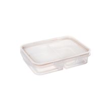 Recipiente 2 divisiones beige