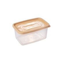 Recipiente clic rectangular 1.2l beige