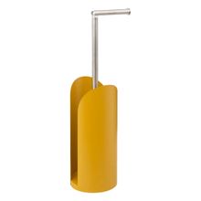 Soporte de papel higienico amarillo