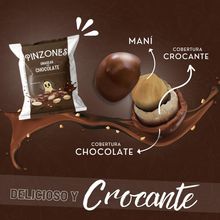 Mani c/chocolate pinzones  18x12x20grs