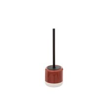 Cepillo de inodoro rojo solar