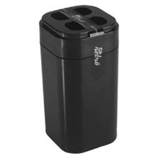 Porta cepillo negro splash
