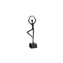 Figura decorativa Ezra negra 48cm