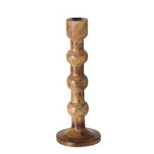 Set 2 portavelas Bubbles madera