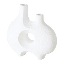 Jarron Prado blanco 19cm