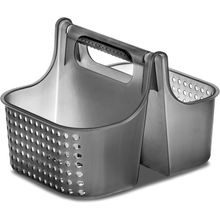 Cesta doble organizadora grande gris