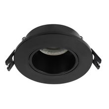 Spot led circ empotrable negro d9cm gu1