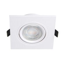 Spot led cuad empotrable blanco d9x9x2,