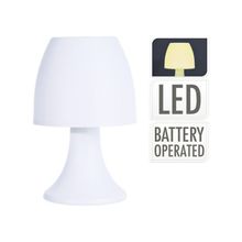Lampara de mesa con 6 bombillas led a pilas