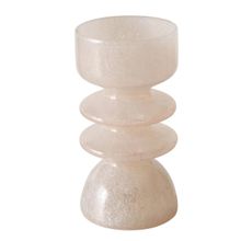 Portavelas Peolina marfil 20cm