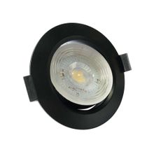 Spot de techo LED dirigible 5w 6500k Negro