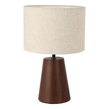 Lampara de mesa cafe/beige E27 40W